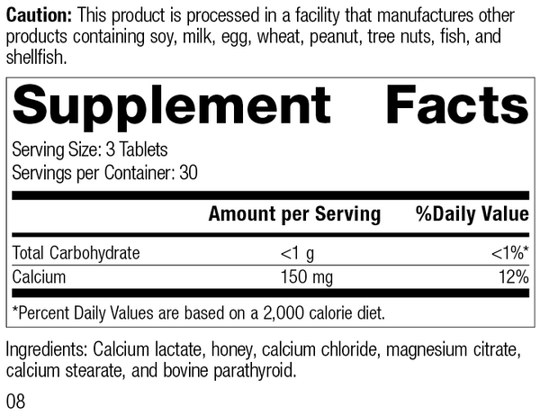 Cal-Ma Plus®, 90 Tablets, Rev 08 Supplement Facts	