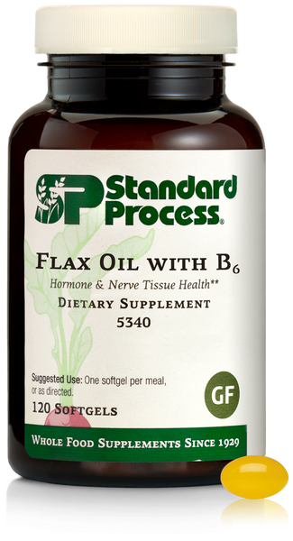 Flax Oil with B6, formerly known as Linum B6, 120 Perles