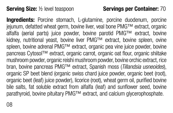 supplement fact label