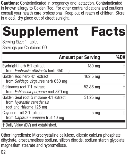 Rev 01 Supplement Facts Image