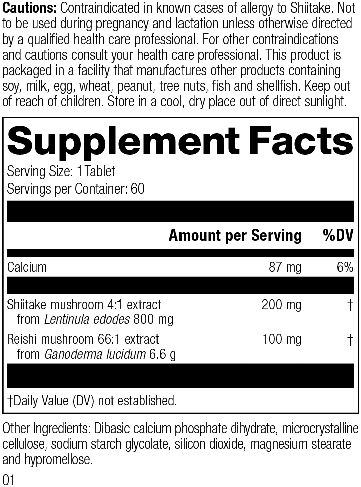 supplement fact label