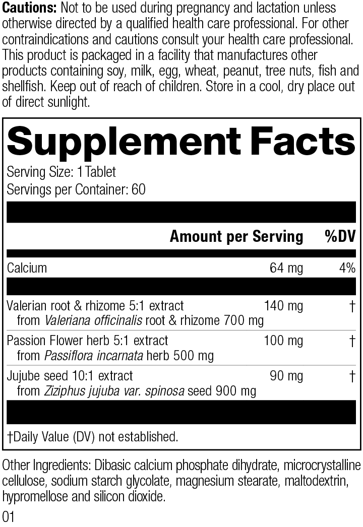 supplement fact label